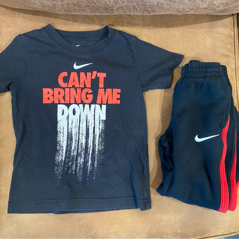 —SOLD—Toddler Boys Nike Shirt And Sweats